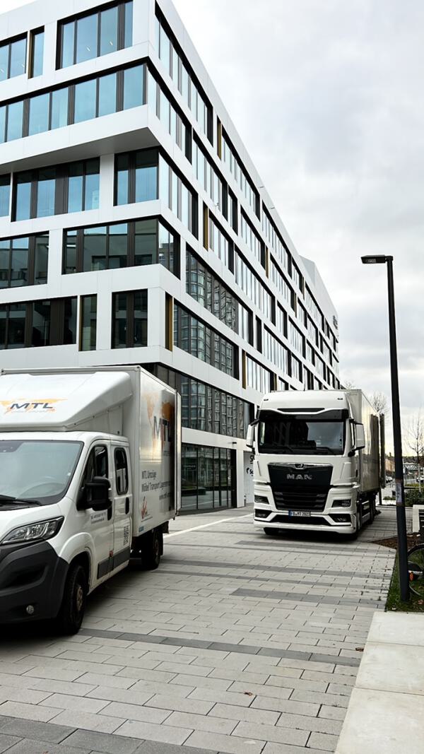 LKW bei Umzug